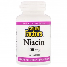  Natural Factors Niacin 90 