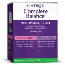  NATROL Complete Balance for menopause AM and PM formula 60 