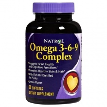 Антиоксидант Natrol Omega 3-6-9 Complex 60 капс