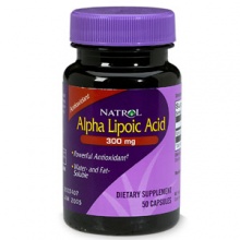 Антиоксидант Natrol Alpha Lipoic Acid 300 мг 50 капсул