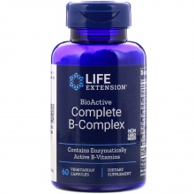 Витамины Life Extension BioActive Complete B-Complex 60 капсул