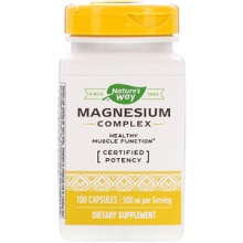 Витамины Nature's Way Magnesium complex 500 mg 100 капсул