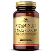 Витамины Solgar Vitamin D3 1000 ME 100 капсул