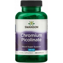 Витамины Swanson Chromium Picolinate 200 мг 200 капсул